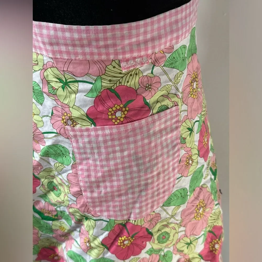 Baby Gap Floral 1960s Style Apron Baby Gap One Size Cooking Apron Little Girls